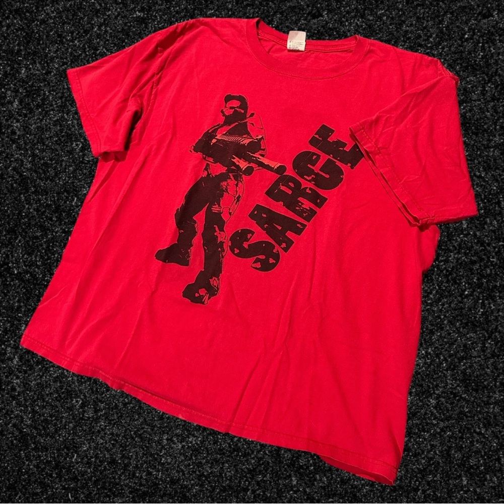 Halo 3 *Original Vintage* Rooster Teeth Red VS Blue SARGE Graphic Tee